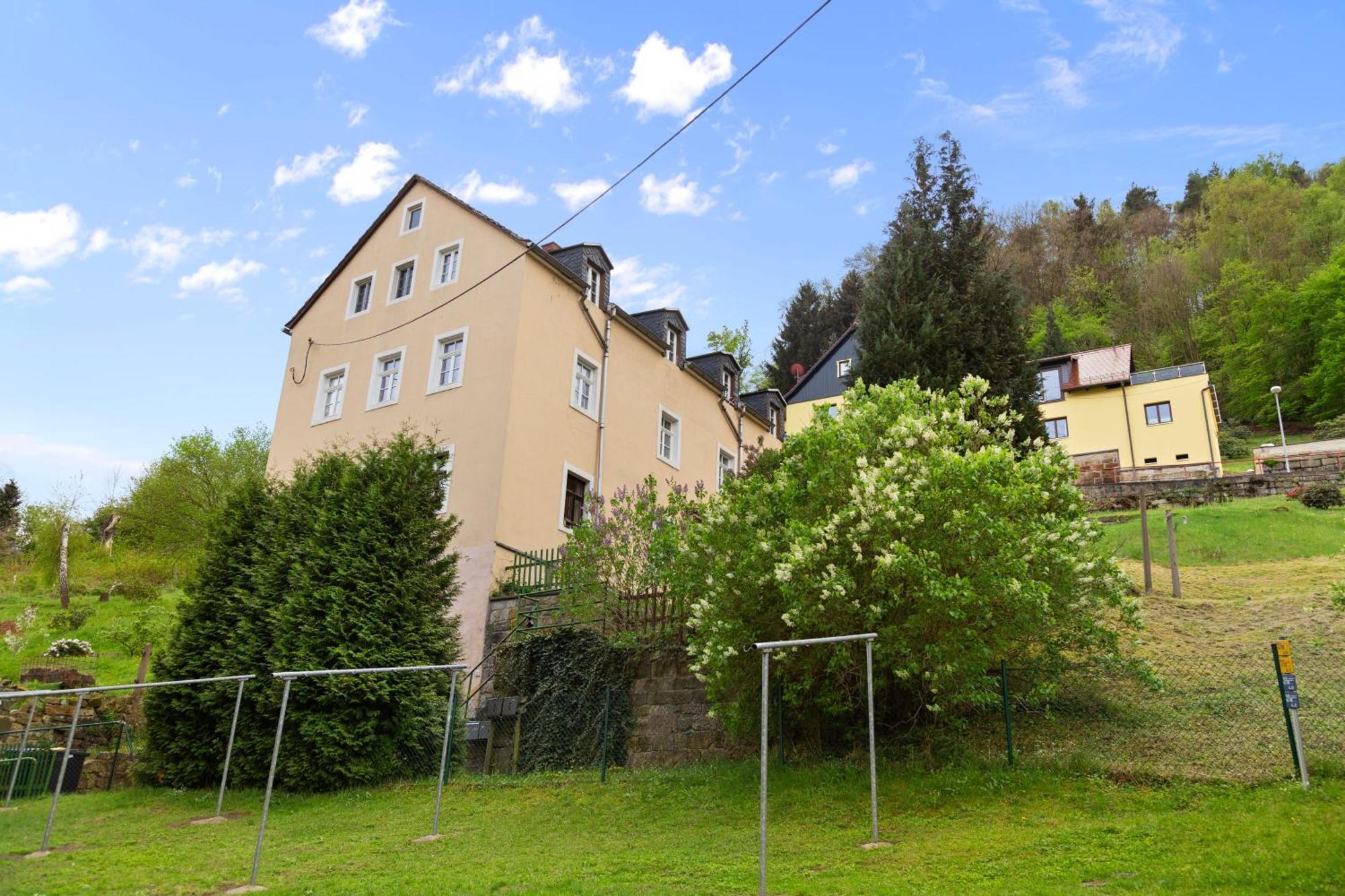 Stilvolles Apartment Mit Festungsblick Im Zentrum Konigstein an der Elbe Ngoại thất bức ảnh