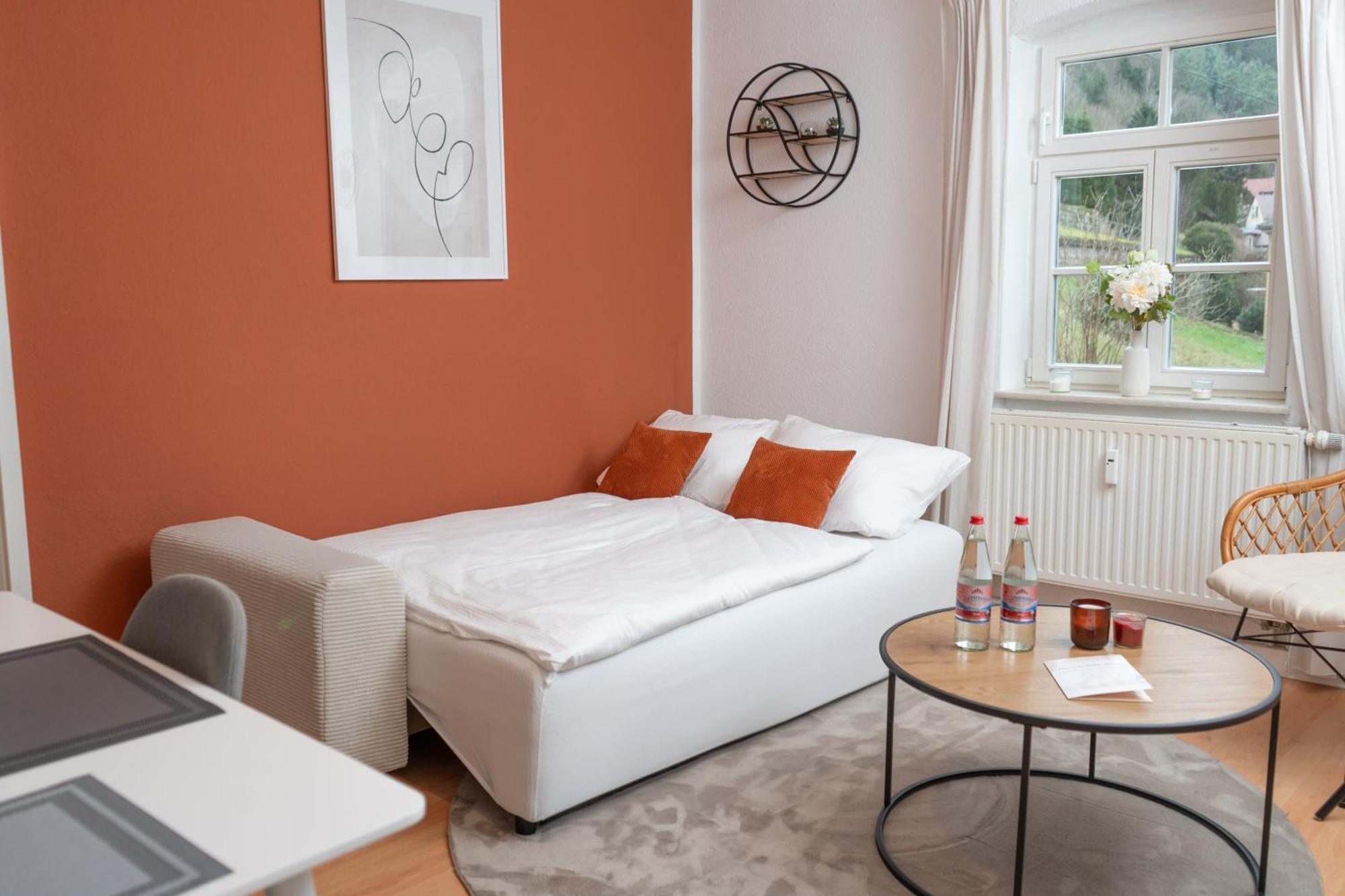 Stilvolles Apartment Mit Festungsblick Im Zentrum Konigstein an der Elbe Ngoại thất bức ảnh
